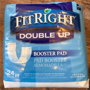 🌙 B166 FitRight Double Up Booster Pads (24 Pads)